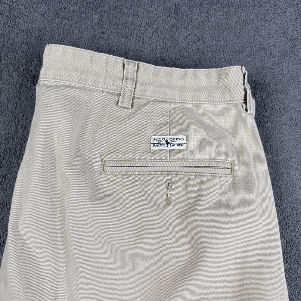 Polo Ralph Lauren Men's 38 Tan Pleated  Vintage Preppy